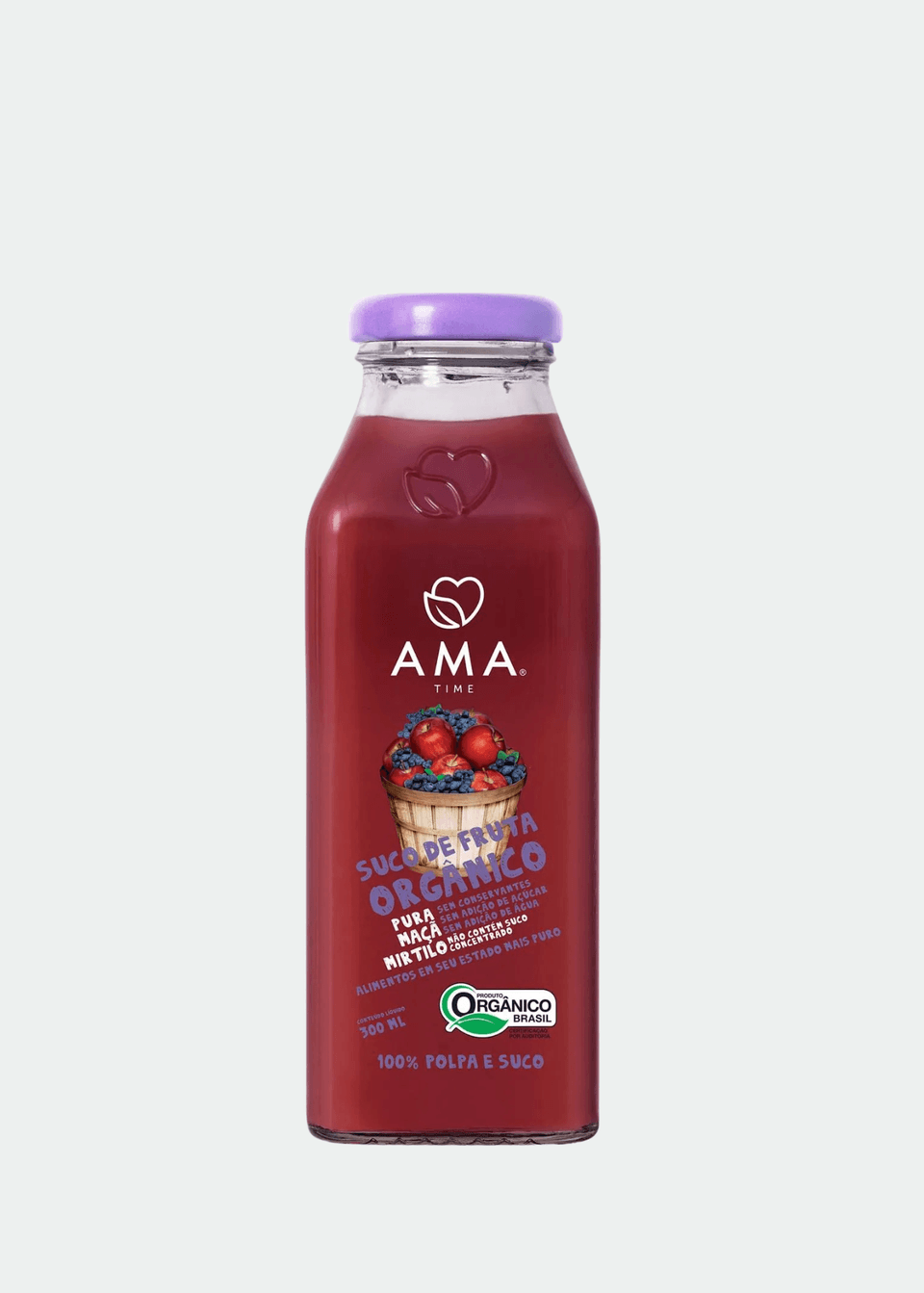 Suco Maçã Mirtilo Ama - 300ml